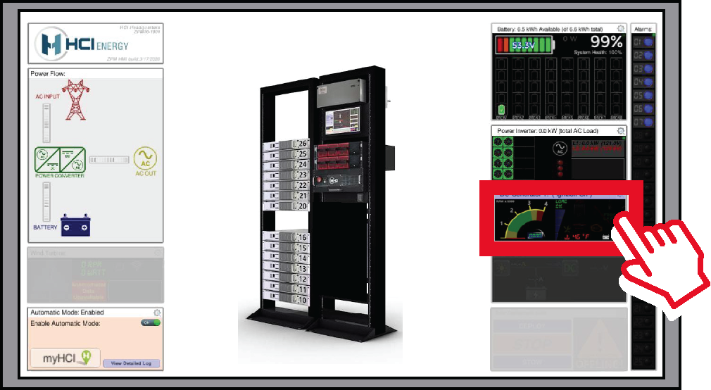 Genset control panel